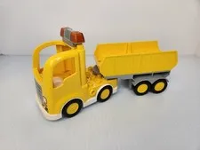 LEGO DUPLO SEMI TRUCK YELLOW 