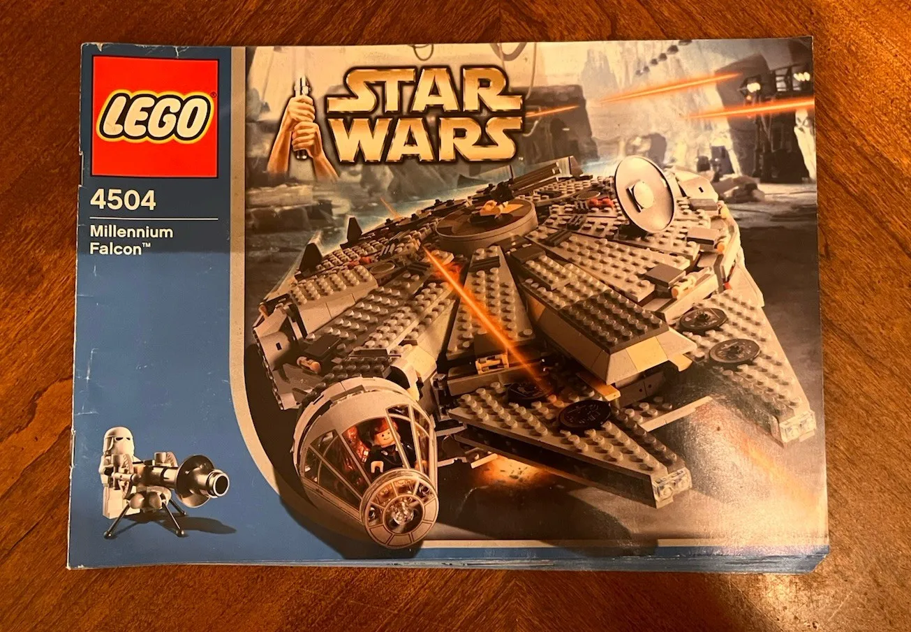 LEGO Star Wars 4504 Millennium Falcon Instruction Manual Book Only