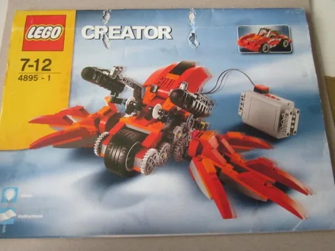 Lego Building Instructions Instruction Creator 4895-1 Crab