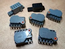 LEGO BULK LOT OF 7 PULL BACK WIND UP MOTORS NON ELECTRIC