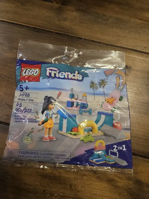 Lego Friends Skate Ramp 2-in-1 Set 46 Pieces #30633 New Sealed 5+ Building Toys