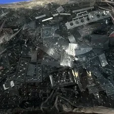 Lot Of  170+ Lego Random Black Parts Pieces Bricks Black Sorted NEW LEGO