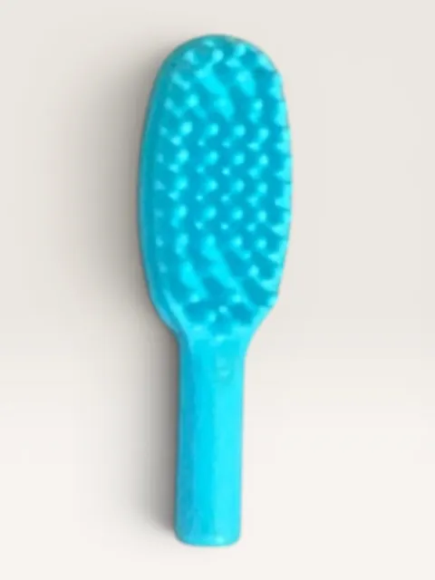 SuperStar Barbie Vintage BLUE Brush LOL OMG Clone Bratz Fashion Hairbrush LPS