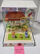 LEGO DUPLO Bluey 10459 Family House Lighted Store Display Case Clear Plastic