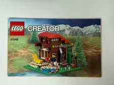 Lego Creator Cabin Lodge Lake 31048 Instruction Booklet ONLY Fishing