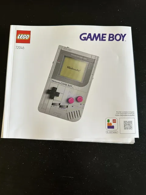 Lego Gameboy Instruction Manual 72046