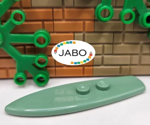 ( S10 / 18 / 21 ) Lego 90397 Utensil Surfboard Standard Sand Green