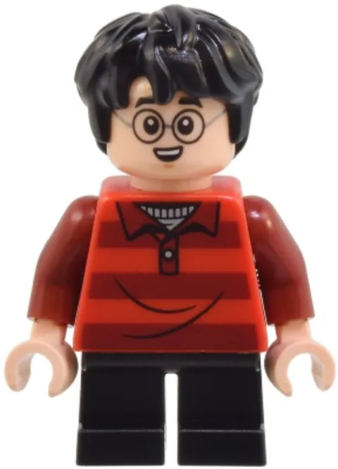 LEGO® Minifig hp509 - Harry Potter - Red Striped Sweater