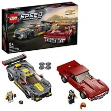 LEGO Speed ​​Champion Chevrolet Corvette C8.R Race Car & 1968 Chevrolet Corvette
