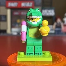 Lego Crocodile Costume Fan Minifigure Collectible Series 28 71051 CMF Lot New