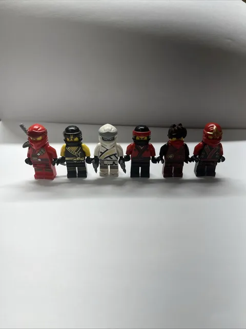 LEGO NINJAGO Lot of Six - Kai, Cole, Zane