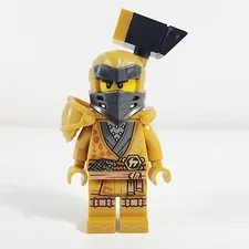 Lego Cole Minifigure 10th Anniversary Golden Ninja Ninjago Legacy 71737 njo0651