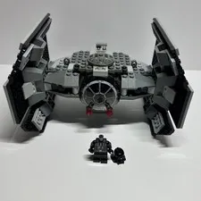Lego 8017 Star Wars Darth Vader TIE Fighter • Near Complete • 2009 Set