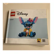 LEGO Disney Stitch Illustrated Instruction Manual Multilingual 2024 43249