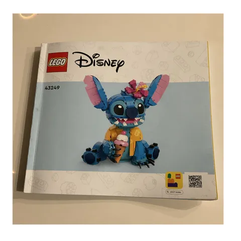 LEGO Disney Stitch Illustrated Instruction Manual Multilingual 2024 43249