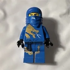 LEGO NINJAGO dx Jay Blue Ninja Minifigure w/ Hood Mask Headgear
