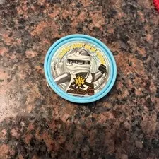 Legoland New York "Ninjago Zane Silver Ninja Lego" Pop BadgePop Badge 1.75"