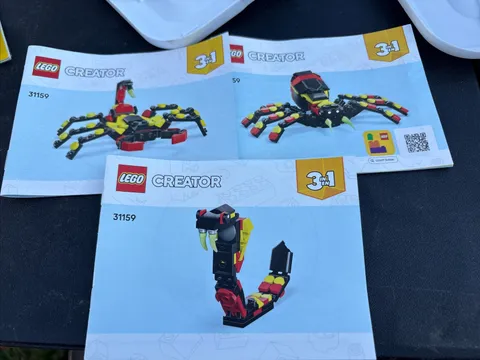 Set A Three Lego Creator Manual #31159 Spider, Snake, Scorpion #3