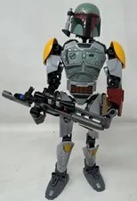 LEGO Star Wars Boba Fett Buildable Figure w/ Blaster Assembled AS-IS 75533