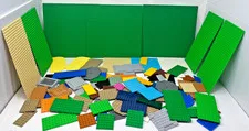 LEGO LOT OF 114 MIXED BASE PLATES LARGE MEDIUM SMALL 10x10-10x5-5x5 PLUS