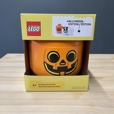 LEGO Orange Pumpkin Storage Head small