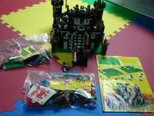 lego castle black knights 3 sets 1491 6057 6085 with instructions + extra figure