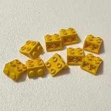Lego 99207 92411 Yellow Replacement Add-on Pieces Parts Lot of 9