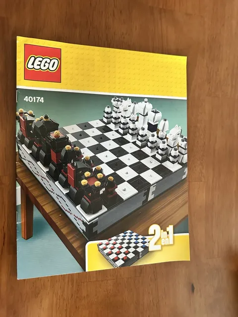 LEGO® 40174 LEGO® Iconic Chess Set Instruction Manual Only!
