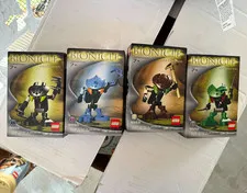 LEGO BIONICLE Bohrok Va Lot 8555 8550 8553 8552 Boxed 28 Pieces Age 7+