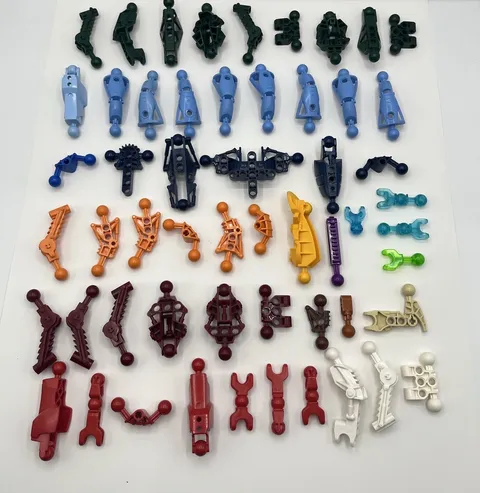 Mixed 50+ Lego Bionicle Technic Hero Factory Body Ball Joints Multiple Color Lot
