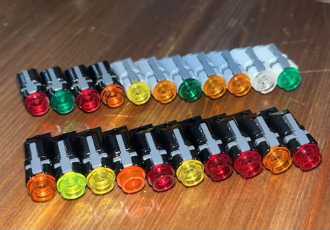 Lego Stud Shooter Lot Of 21 Weapons Accessories Bricks Pieces Bulk Genuine Real