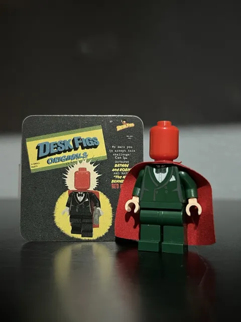 LEGO Batman Custom Pad Printed Red Hood Joker Minifigure Dark Green Variant