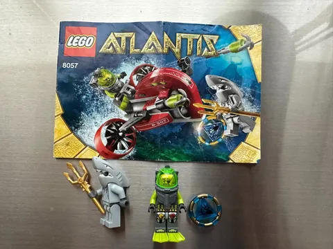 LEGO Atlantis 8057 Wreck Raider-Minifigures & Manual Building Instructions ONLY