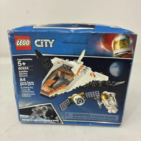 Damage Box LEGO City 60224: Satellite Service Mission - New. Sealed. Retired.