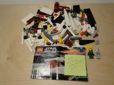 LEGO Star Wars: A-Wing Fighter (6207) Mini Figures Incomplete Parts