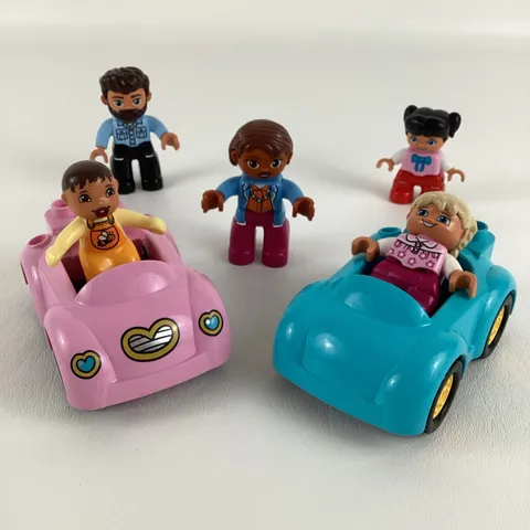 Lego Duplo Family Car Vehicle Minifig Lot Toddler First Building Toy Cars Family