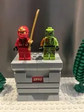 LEGO Ninjago Kai Rebooted ZX Hood Minifigure njo0205 & Lasha njo0206 - Set 10722