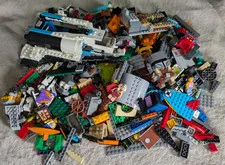 Huge Mixed LEGO Lot Over 5lbs Parts Pieces Mini Figs Star Wars City Sponge Bob
