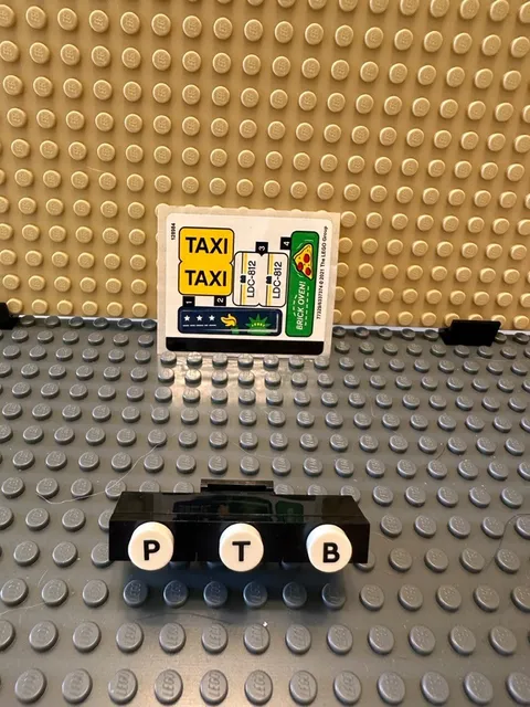 Genuine New LEGO Sticker Sheet Taxi 40468***** see description*******