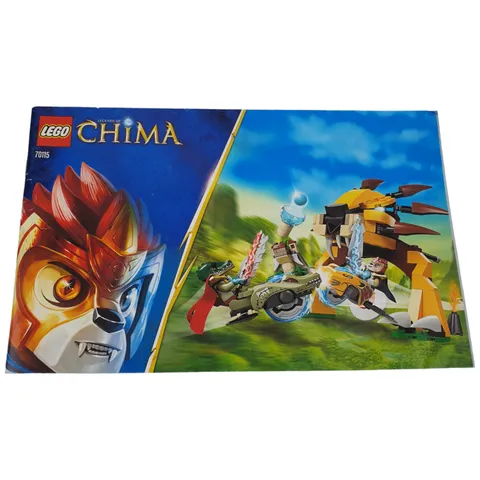 Lego 70115 CHIMA Ultimate Speedor Tournament INSTRUCTION MANUAL ONLY 2013 Ret 7+