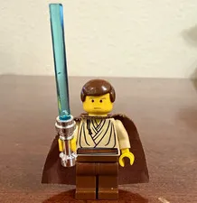 LEGO Star Wars Padawan Obi Wan Kenobi sw0069 w/braid- rare