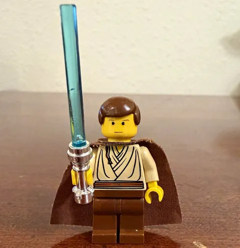LEGO Star Wars Padawan Obi Wan Kenobi sw0069 w/braid- rare