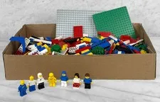 Vintage LEGO Classic Space Figures + 3lbs of Assorted