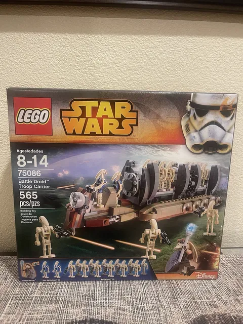 LEGO Star Wars Set 75086 Battle Droid Troop Carrier New Sealed Retired