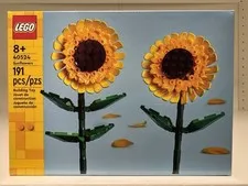 LEGO Sunflowers 40524 191 pcs Plastic Building Set Box 8+ 9.4 in Tall