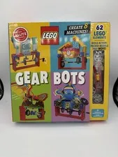 LEGO Gear Bots Create 8 Machines Klutz  Book & 64 Elements NEW! SEALED