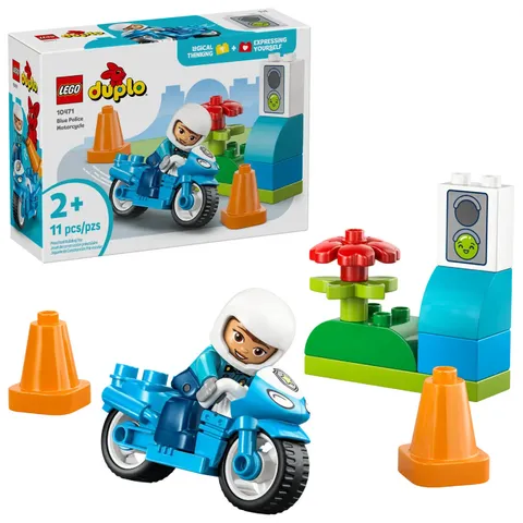 LEGO Duplo  Blue Police Motorcycle (11 Pieces) 10471 2026