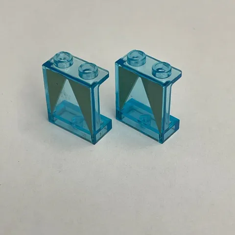 Lego 94638 Transparent Light Blue Replacement Parts Pieces Lot of 2