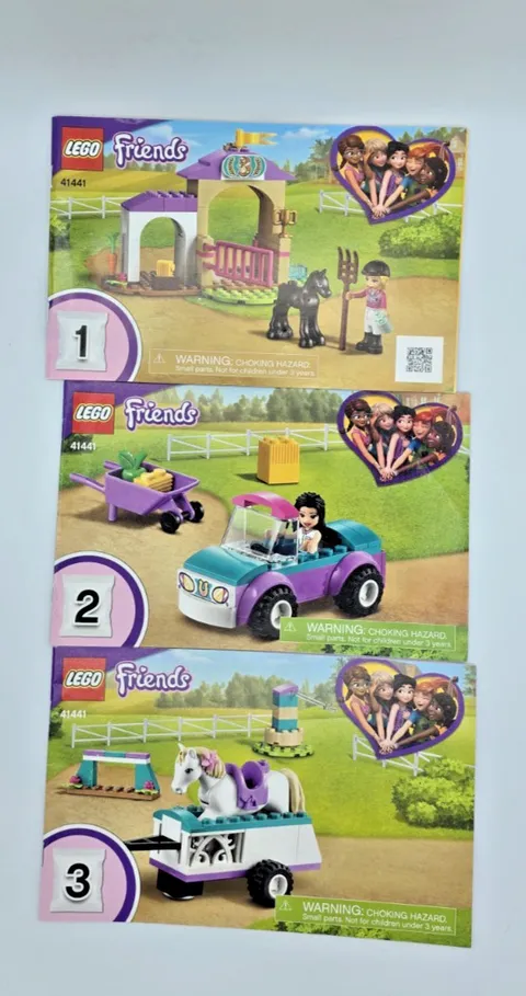 LEGO Friends 41441 Instruction Booklet Manual Pony Trailer Set Guide Original