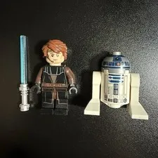 LEGO Star Wars Minifigure - Anakin Skywalker, Black Legs Headset sw0939 75214